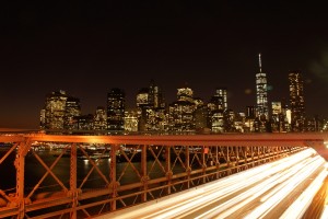 Brooklyn Bridge in night time