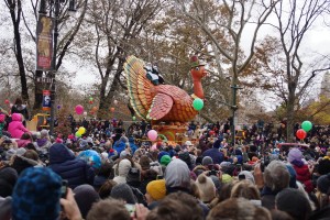 "Tom the Turkey" float