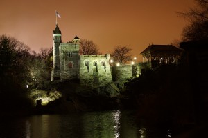 Belvedere Castle by night