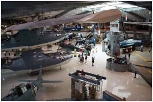 Udstillingen i National Naval Aviation Museum 