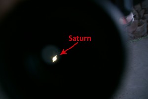 Hey jeg spottede Saturn