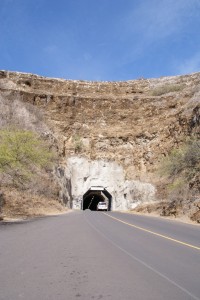 Indkørsel til Diamond Head krateret