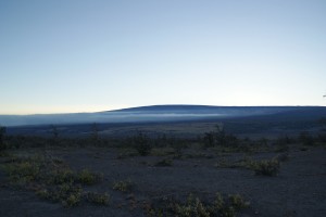 Mauna Loa lige efter solnedgang