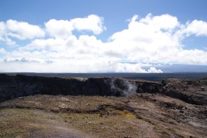 På toppen af Mauna Ulu