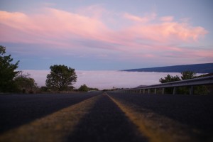 På vej til Mauna Kea Visitor Information Station