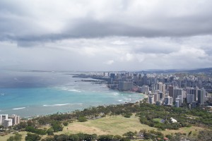 Udsigten ind over Honolulu