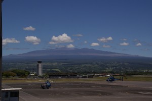Et sidste blik på Mauna Kea inden afgang