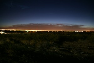 San Elizario by night