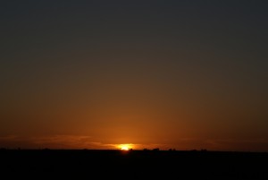 Sidste solnedgang i Texas