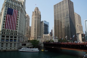 DuSable Bridge and Chicago River