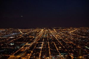 Chicago by night