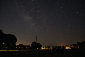 En stjerneklar nattehimmel over Brock