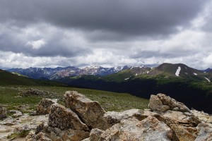 Udsigten fra toppen af Alpine Ridge Trail