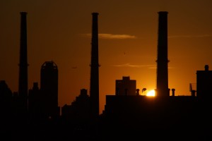 Sunset over Manhattan