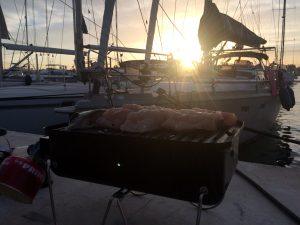 Mahi Mahi på grillen