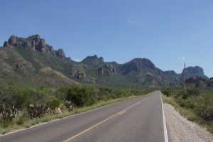 Opkørslen til Big Bend NP