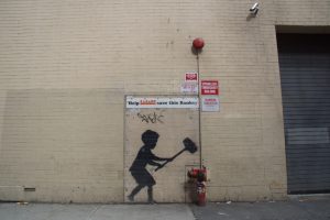 Banksy's Hammer Boy