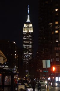 Empire State Building by night