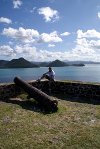 Resterne af Fort Rodney